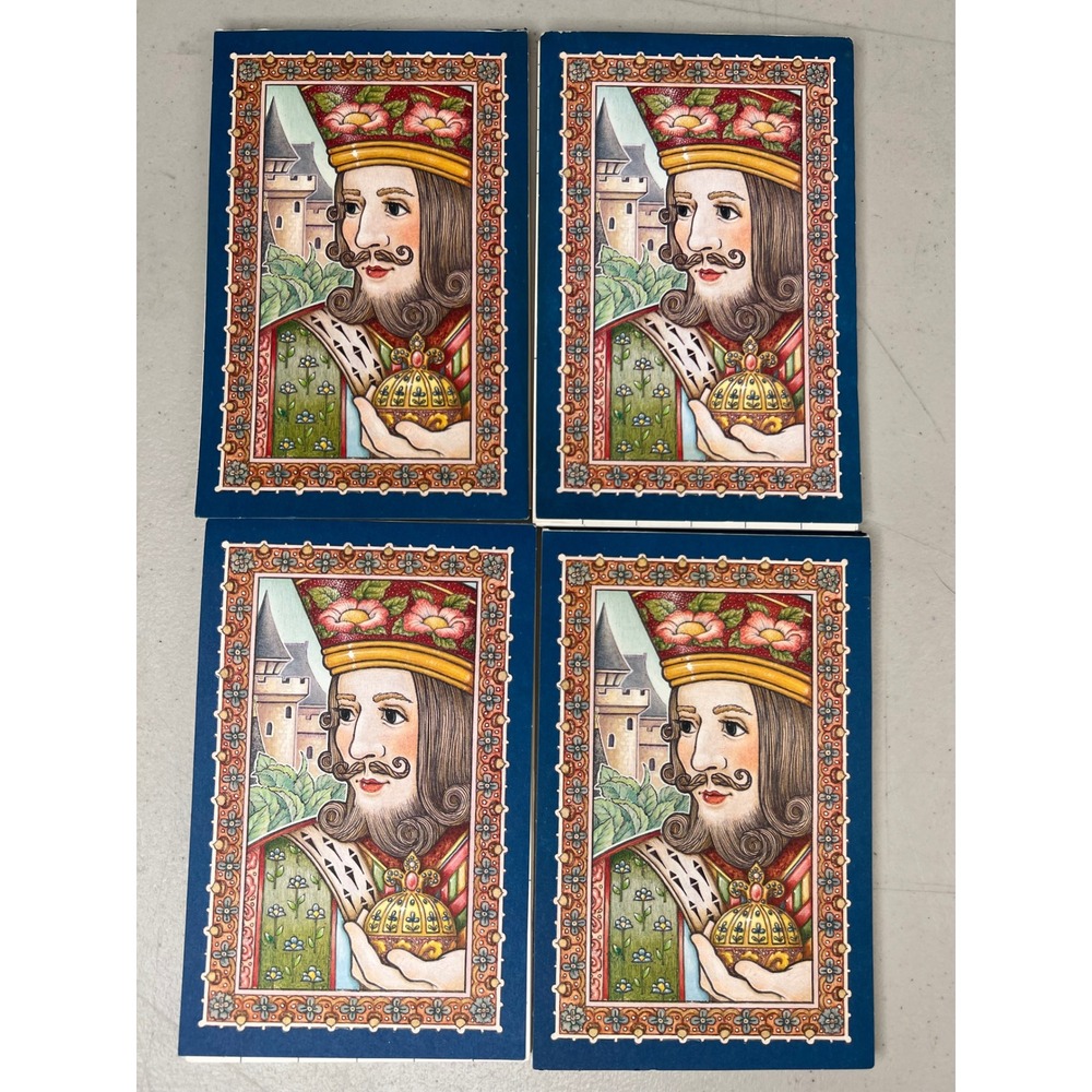 Vintage 1981 Hallmark Contract Bridge Score Pads Set of 4 King Illustration